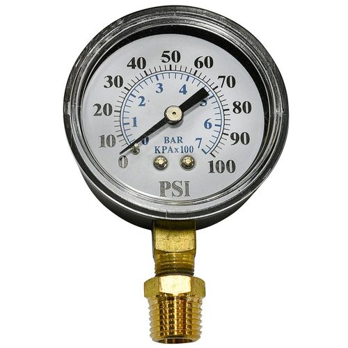 Pressure Gauge, 0-100 PSI