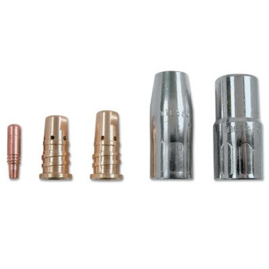 Bernard Quik Tip Consumables Nozzles, Threaded, 1/2", For Quik Tip Series 1 Contact Tip, 1 EA, #N1C12Q