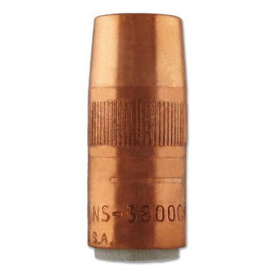 Bernard Nozzle Assemblies, Flush, 5/8 in Bore, For Q-Gun, Copper, 1 EA, #NS5800C