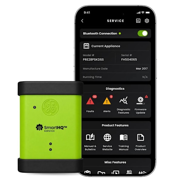GE SmartHQ Service Diagnostic Tool And 6 Month Subscription Bundle, GE Appliances