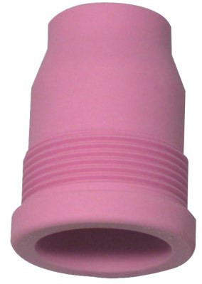 WeldCraft Alumina Gas Lens Nozzles, 3/8 in, Size 6, For Torch 17; 18; 26, 1 EA, #54N16