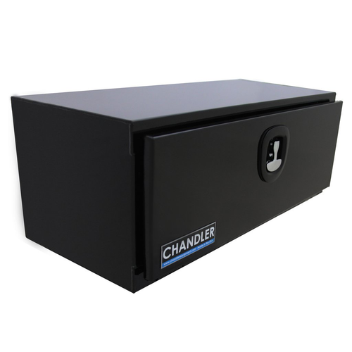 Chandler Equipment Powder Coated Carbon Steel Underbody Tool Box w/ Single Latch Door - 36x16x14