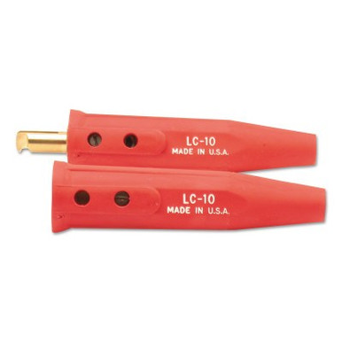 Lenco Cable Connector, Single Oval-Point Screw Connection, 1/0-4/0 Cap., Red, 1 EA, #5041