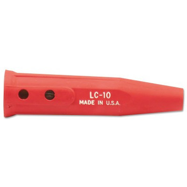 Lenco Cable Connector, Single Oval-Point Screw Connection, Female, 1/0-4/0 Cap., Red, 1 EA, #5047
