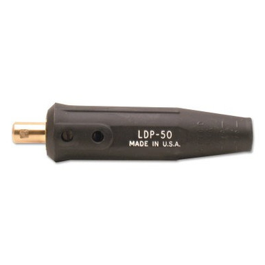 Lenco International Dinse Machine Plug, Single-Oval-Point Screw Connection, 4/0 Cap., 1 EA, #5303