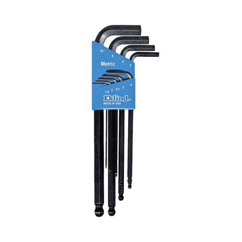 Eklind Ball-Hex-L Set 9-Piece Long Metric