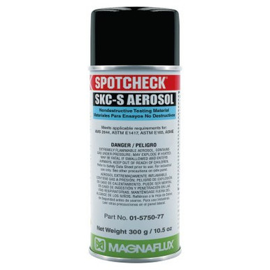 Magnaflux Spotcheck SKC-S, Cleaner and Remover, Aerosol Can, 16 oz, 12/CA, #1575077