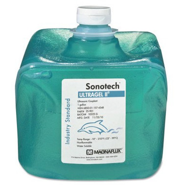 Magnaflux Ultragel II High Performance Ultrasonic Couplant, 1 gal Bottle, 1 EA, #25901
