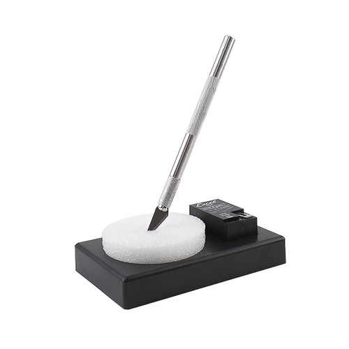 Excel Hobby Knife Holder With Blade Dispenser