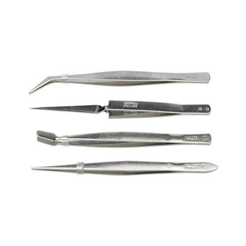 Excel 4-Piece Tweezer Set