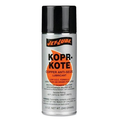 Jet-Lube High Temperature Anti-Seize & Gasket Compounds, 12 oz Aerosol Can, 12 CN, #10041