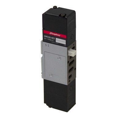 12 Volt DC 4-Way 3-Pos Humphrey Solenoid Air Valve HW240-4E2-L-12VDC