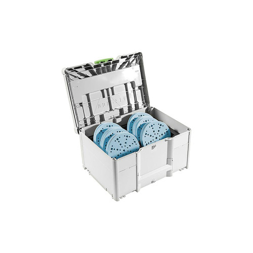 Festool 6" Systainer3 Abrasive Set, 120-Piece