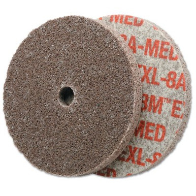 3M Scotch-Brite EXL Unitized Deburring Wheel,3X3/8, Fine, 18100rpm, Silicon Carbide, 40/CTN, #7000120708