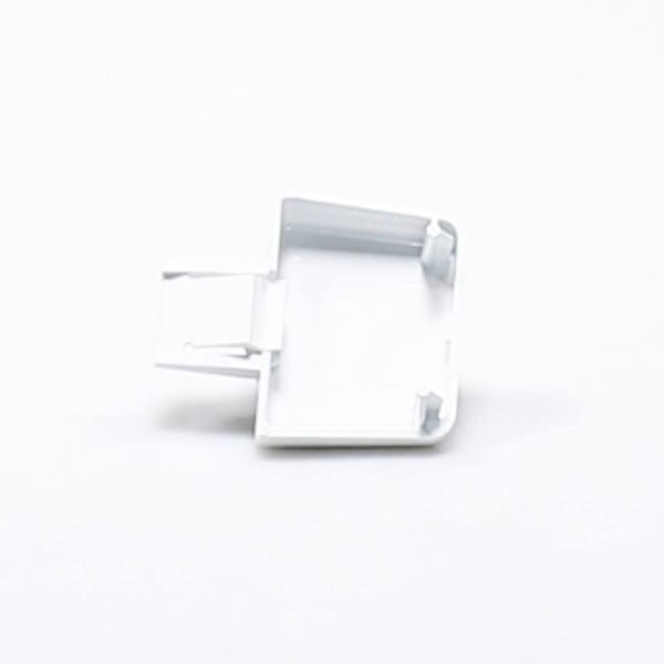 GE Replacement White Door Shelf Bar End Cap For Refrigerator, Part# Wr2x7975