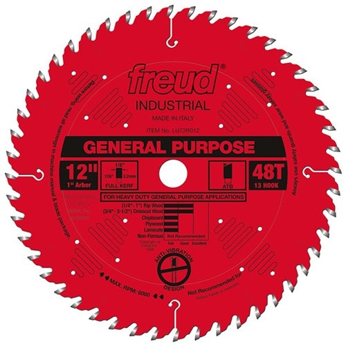 Freud General Purpose Blade LU72R, 12"