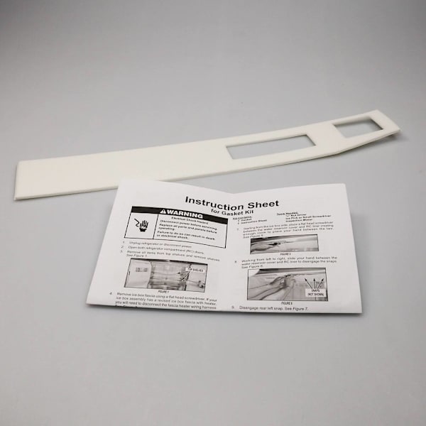 Whirlpool Replacement White Gasket For Refrigerator Part # W10739629