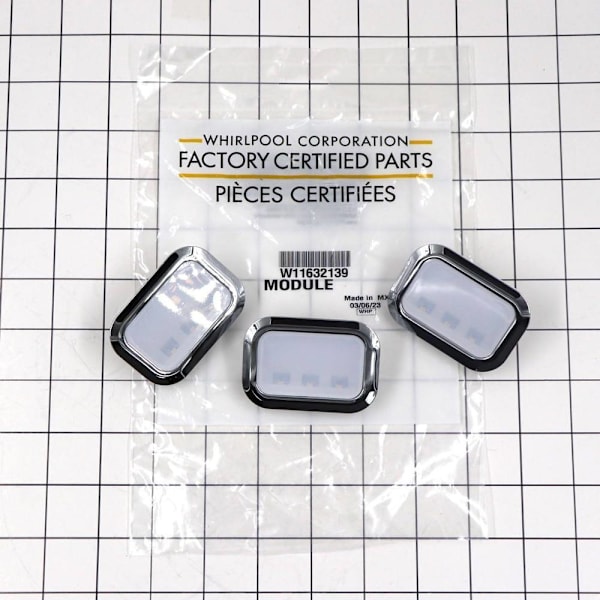 Whirlpool Replacement LED Light Module 3-Pack For Refrigerator Part # W11632139