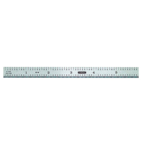 General 6" Rigid Steel Rule