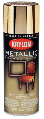 Krylon Industrial Metallic Paints, 11 oz Aerosol Can, Silver Metallic, Metallic, 6 CAN/CS, #K01406