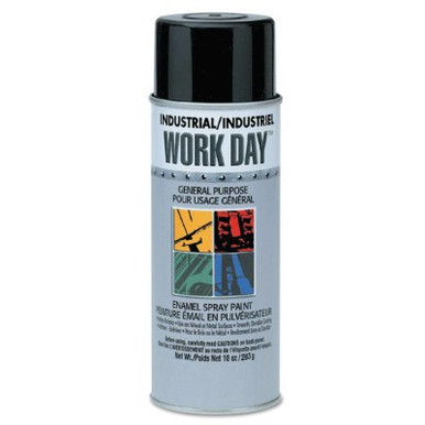 Krylon Industrial Industrial Work Day Enamel Paints, 16 oz Aerosol Can, Gray, 12 CN/CA, #A04405007