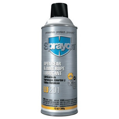 Krylon Industrial LU 201 Open Gear & Wire Rope Lubricants, 12 oz Aerosol Can, 12 CN/CA, #SC0201000