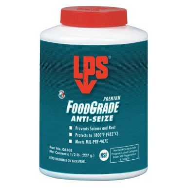 ITW Pro Brands Food Grade Anti-Seize Lubricants, 1/2 lb Bottle, 1 EA, #6508