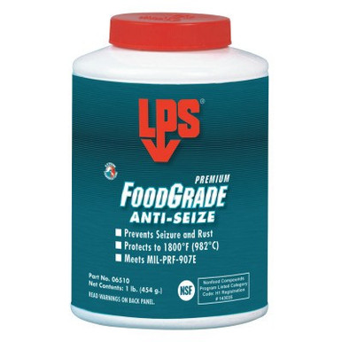 ITW Pro Brands Food Grade Anti-Seize Lubricants, 1 lb Bottle, 1 EA, #6510