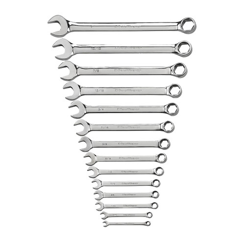 GearWrench 6-point Combination SAE Wrench Set, 14-Piece