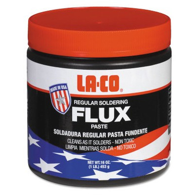 La-Co Regular Flux Pastes, Jar, Regular Flux Paste, 1 lb, Respiratory Protection, 1 CN, #22107