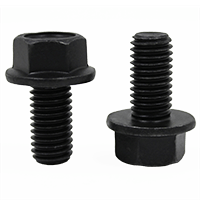 3/4"-10 x 2-1/2" Fully Threaded Grade 8 Frame Bolt, Indented Hex, Non-Serrated, Black Phosphate & Oil (80/Bulk Pkg.)