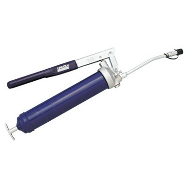 Lincoln Industrial Lever Type Heavy-Duty Grease Guns, 14.5 oz Cartridge, 6 in Ext/Coupler, 1 EA, #1148