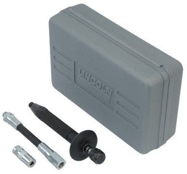 Lincoln Industrial Impact Fitting Cleaners, Includes Cylider, Shield, Hose, Coupler, Case, 1 EA, #5805