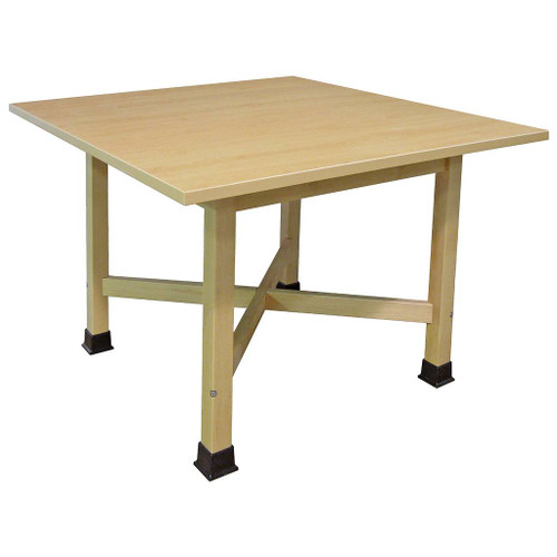 Hann 4-Student Table, 48"W x 48"D x 36"H, HPL Top