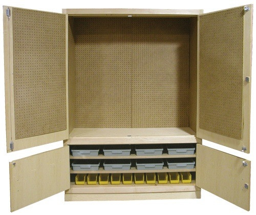 Hann 60" Tool Storage Cabinet w/Pegboard