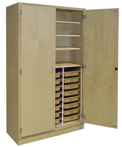 Hann 48" 24-Tote Tray Storage Cabinet
