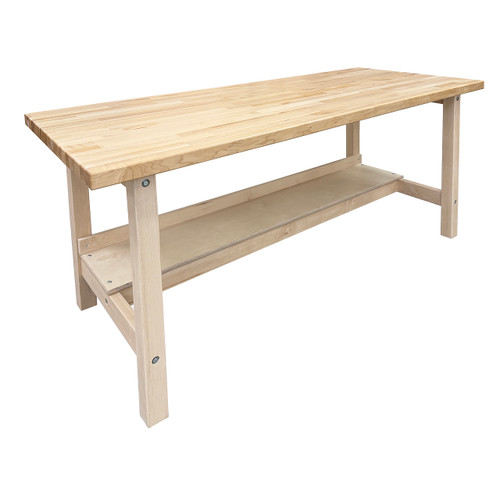 Hann Project/STEM Assembly Table 96"W x 30"D x 36"H, Maple Top