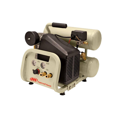 Ingersoll Rand 2 HP Twin-Stack Air Compressor, 4 Gallon