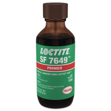 Loctite 7649 Primer N, 1.75 oz Bottle, Clear Green, 1 BTL, #135286