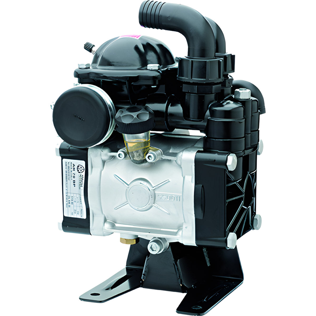 AR70 LOW PRESSURE TWIN DIAPHRAGM PUMP - EQUIPPED WITH GEARBOX AR1671 FOR ATTACHING GAS ENGINE