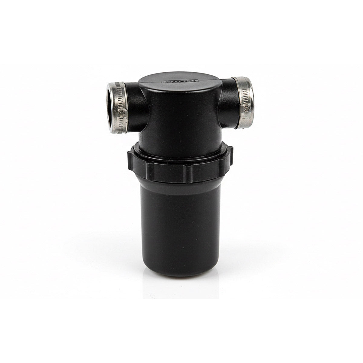 Hypro 3350-0034A 3/4" Black Poly Line Strainer - 50 Mesh