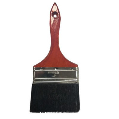 Magnolia Brush Industrial Paint Brushes, 1 in wide, 2 in trim, Black Bristle, Wood handle, 12/CTN, #241