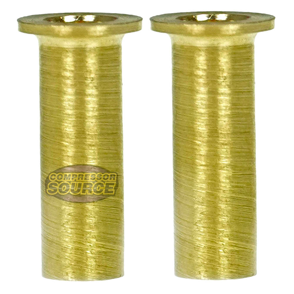 1/4" Brass Compression Insert Fitting for Air Water Fuel Oil Applications 2-Pack