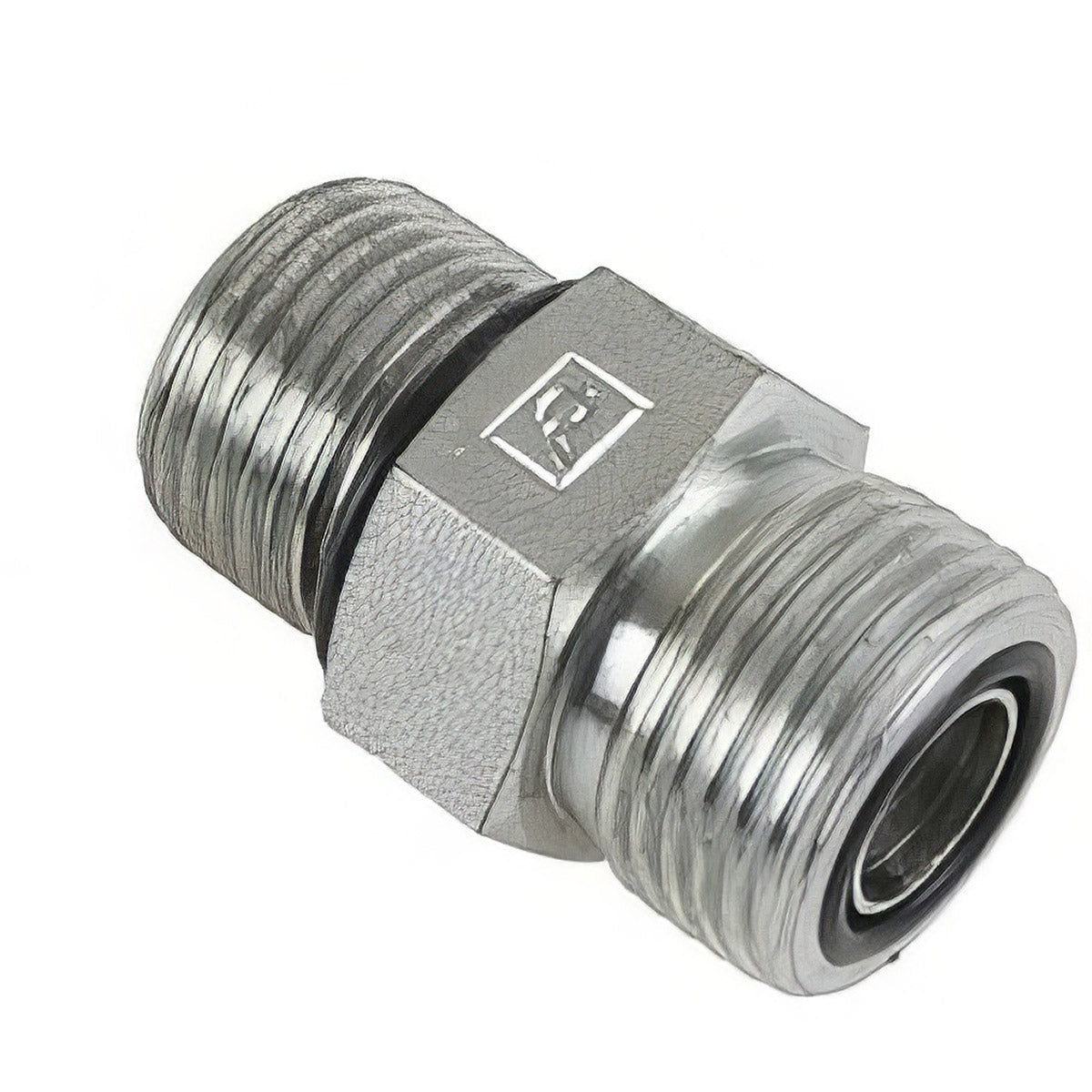 1/2 Male OFS X 1/2 Male O-Ring Boss - Straight Thread Connector - Steel