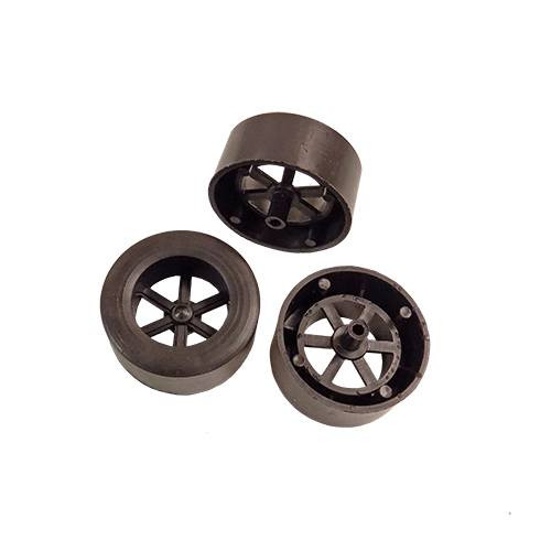 Rear CO2 Dragster Wheels, Black