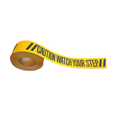 Incom Contractor-grade Nonskid Tape Yellow/Black "Caution Watch Your Step"