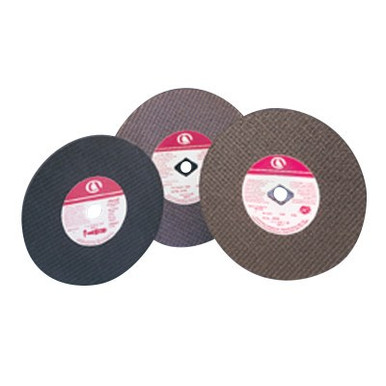 Carborundum Cut-Off Wheels, 7 in Dia., 1/16 in Thick, 5/8 in Arbor, 60 Grit, Aluminum Oxide, 10/PK, #5539509195