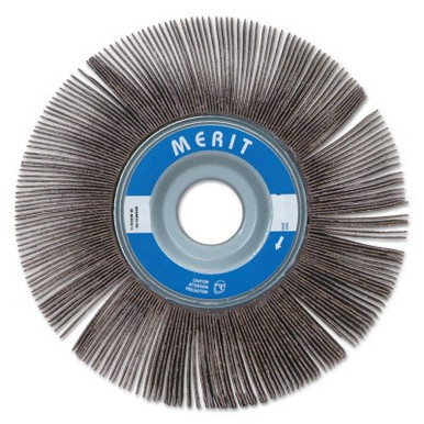 Merit Abrasives High Performance Flap Wheels, 4 in x 2 in, 120 Grit, 12,000 rpm, 1 EA, #8834122058