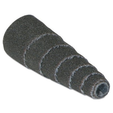 Merit Abrasives Aluminum Oxide Spiral Rolls Full Tapers, 1/2 x 1 1/2 x 1/8, 60 Grit, 100 BX, #8834181744