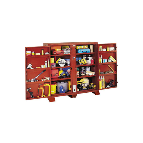 Crescent JOBOX Heavy-Duty 2-Door Cabinet, 60"L x 24-1/4"W x 60-1/4"H
